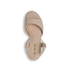 Sandali Nude Donna con tacco a colonna 7 cm e cinturino Lora Ferres