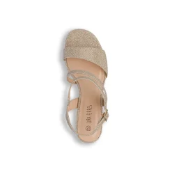 Sandali Oro da Donna con tacco 5,5 cm Lora Ferres