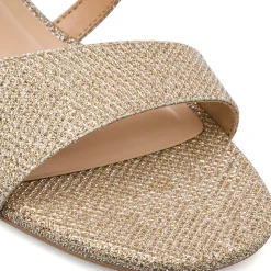 Sandali Oro da Donna con tacco 5,5 cm Lora Ferres