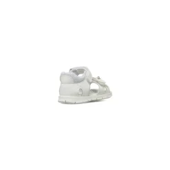 Sandali Primi Passi Bambina Bianchi con fiocco e strass Chicco