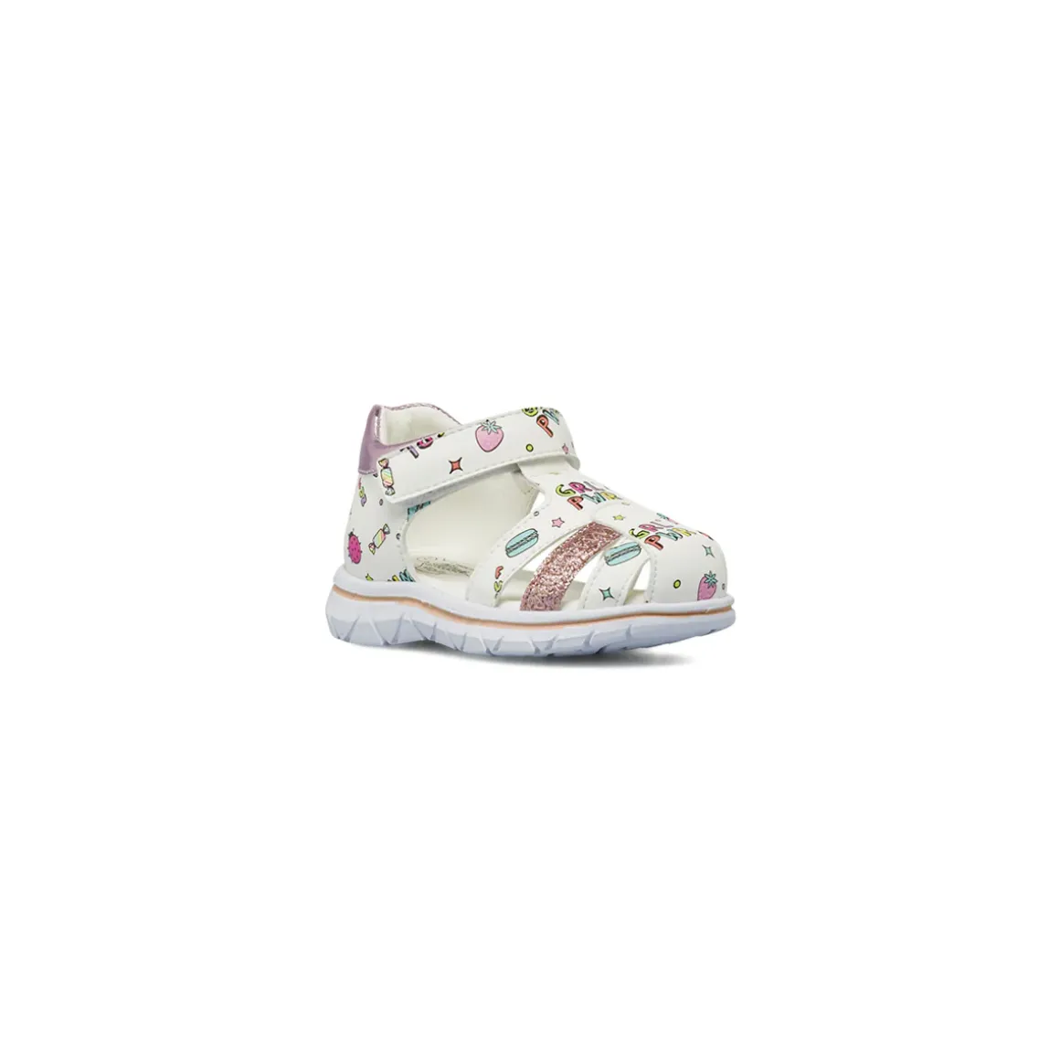 Sandali primi passi Bambina bianchi con punta chiusa Le scarpe di Alice