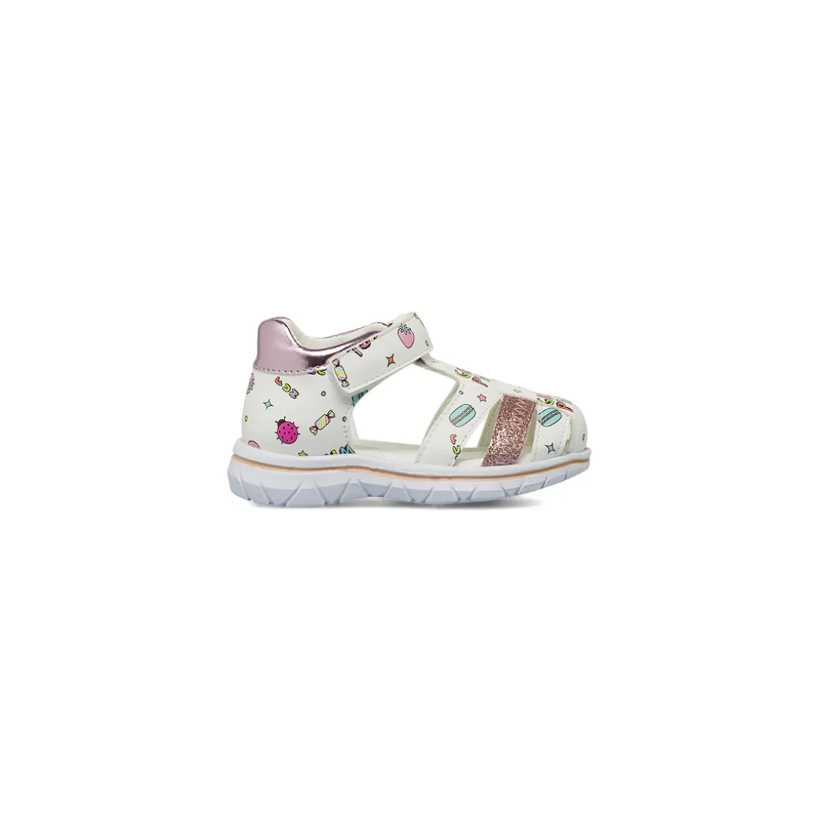 Sandali primi passi Bambina bianchi con punta chiusa Le scarpe di Alice