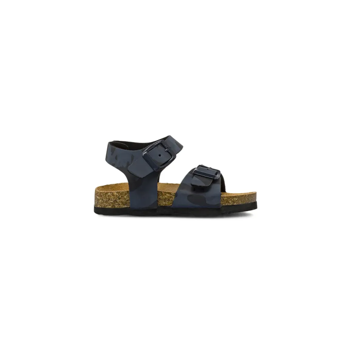 Sandali primi passi Bambino blu con stampa camouflage Birilli&Monelli