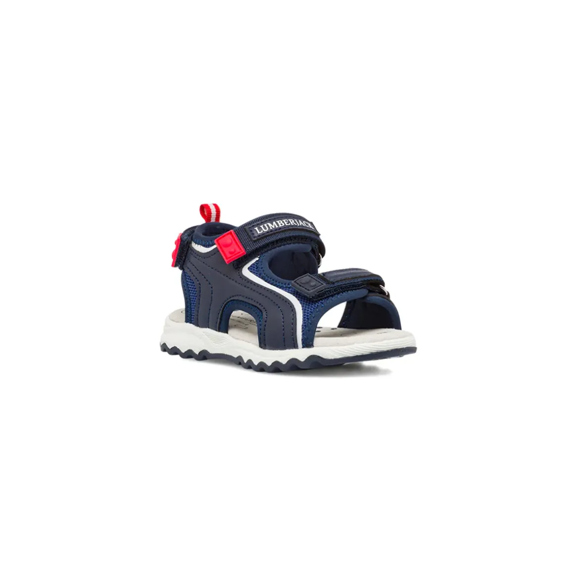 Sandali Primi passi Bambino blu con sottopiede in pelle Lumberjack