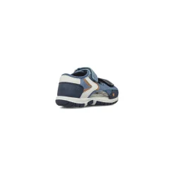 Sandali Primi Passi Bambino Blu in mesh e doppio cinturino Chicco