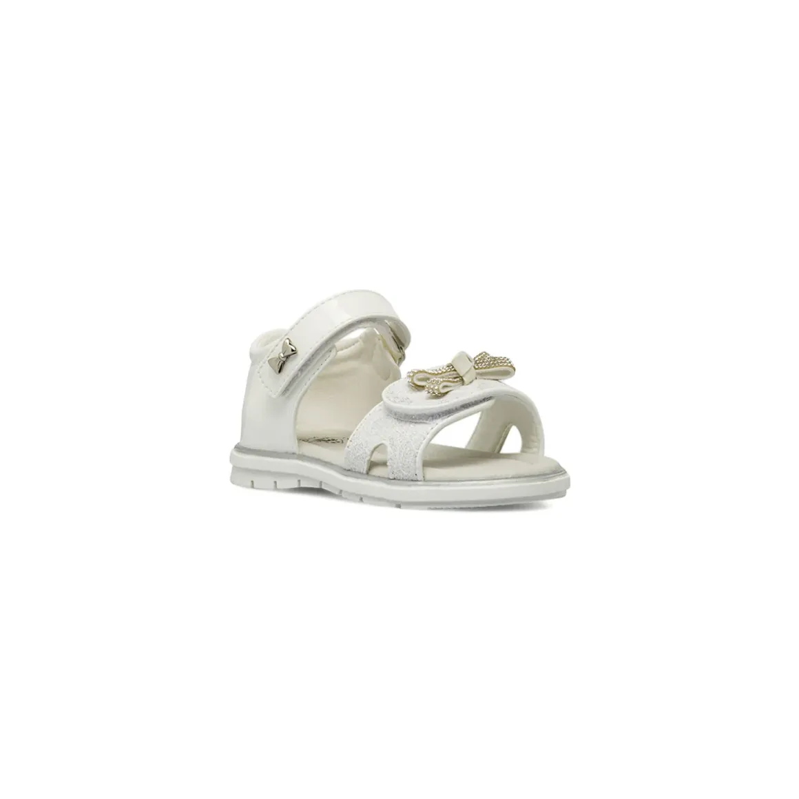 Sandali primi passi bianchi da Bambina con pizzo Le scarpe di Alice