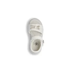 Sandali primi passi bianchi da Bambina con pizzo Le scarpe di Alice