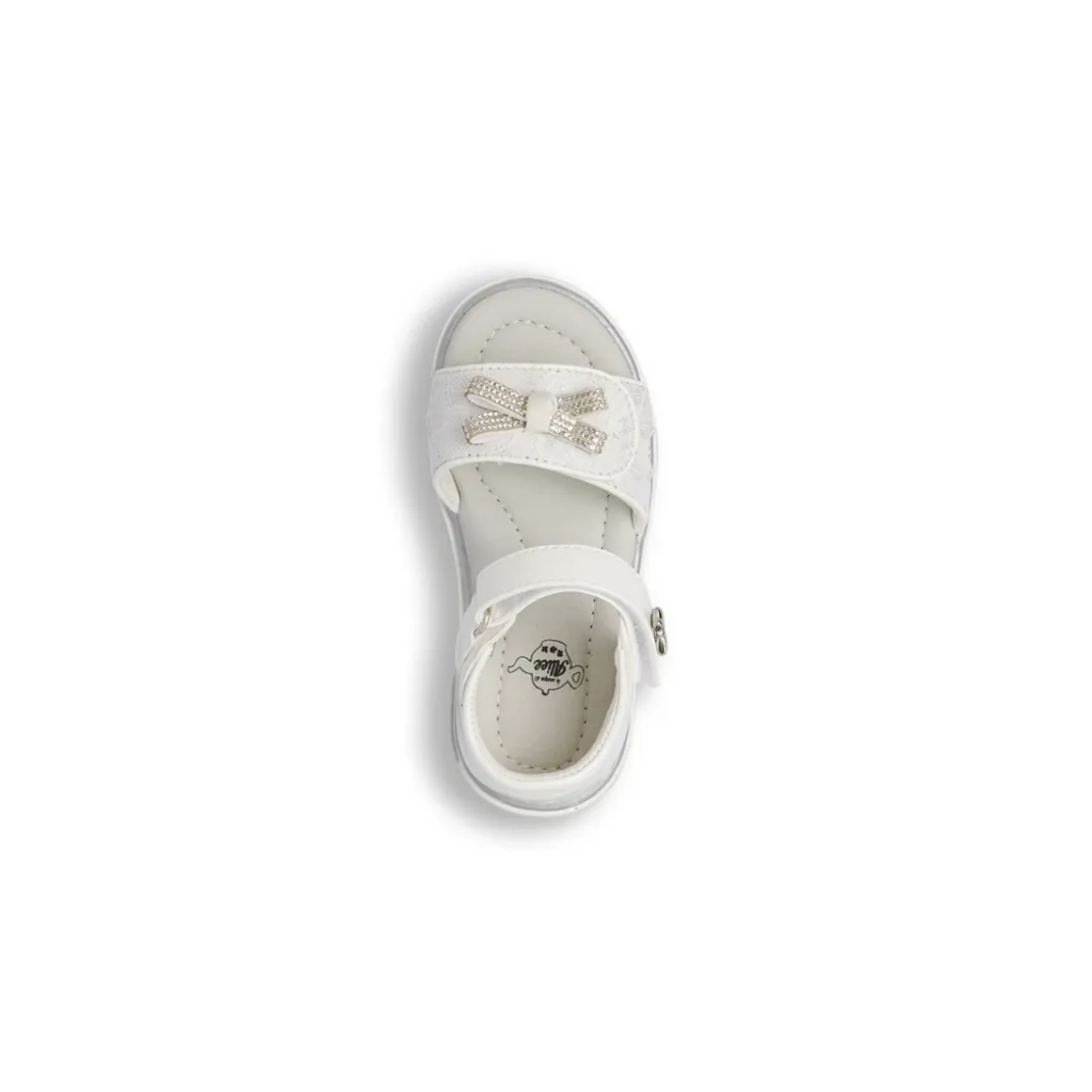 Sandali primi passi bianchi da Bambina con pizzo Le scarpe di Alice