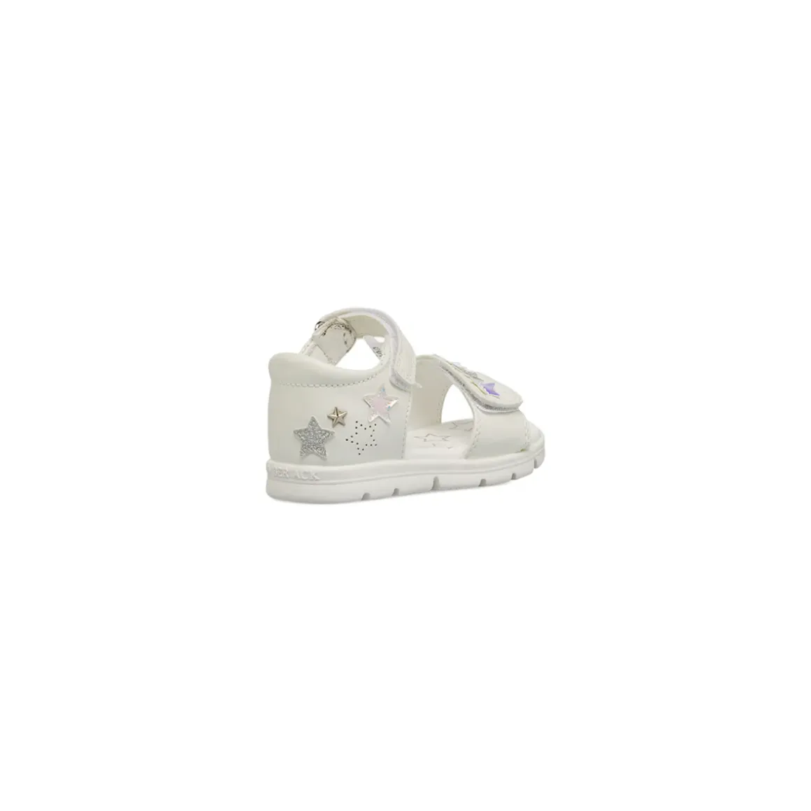 Sandali primi passi bianchi da Bambina con stelle glitter Lumberjack