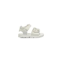 Sandali Primi passi bianchi da Bambina con soletta in pelle Lumberjack