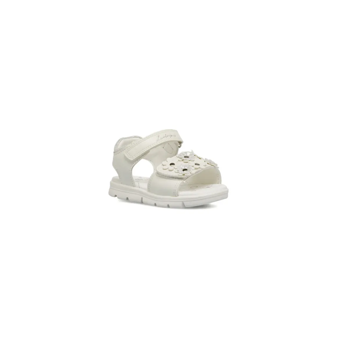 Sandali Primi passi bianchi da Bambina con soletta in pelle Lumberjack