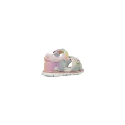 Sandali Primi passi da Bambina multicolore glitterati con fiori Chicco