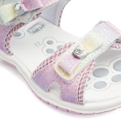 Sandali primi passi da Bambina multicolore con glitter Chicco