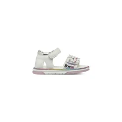 Sandali primi passi da Bambina bianchi con glitter Le scarpe di Alice