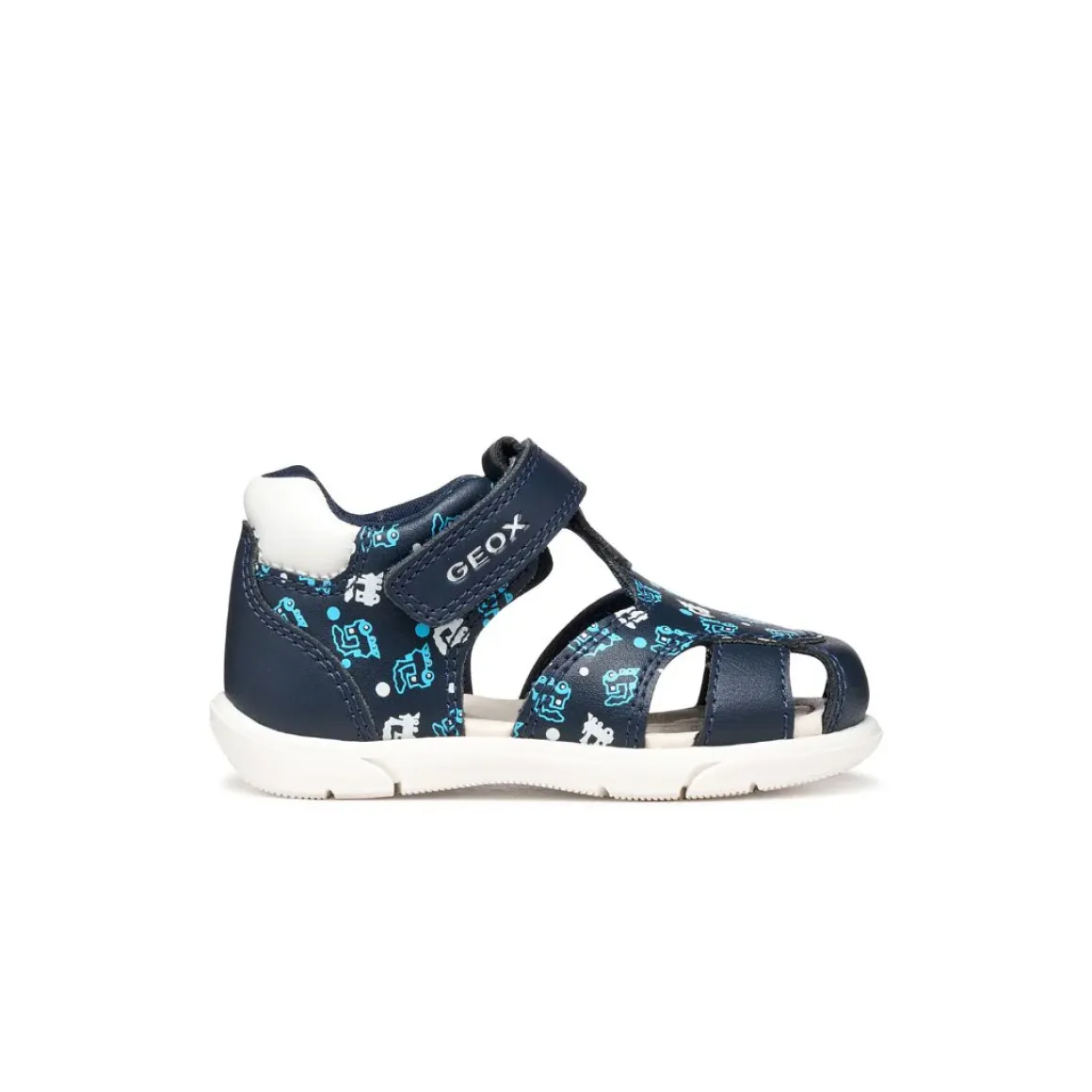 Sandali primi passi da Bambina blu con suola traspirante Geox