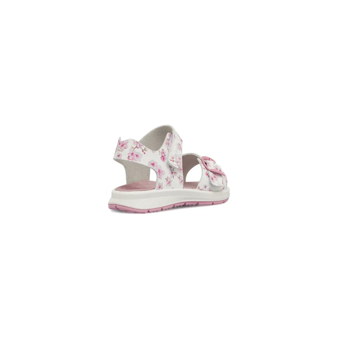 Sandali Primi passi da Bambina rosa con stampa fiore e strappi Primigi