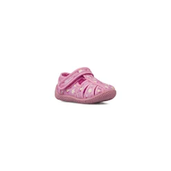 Sandali Primi passi da bambina rosa con fantasia floreale Chicco