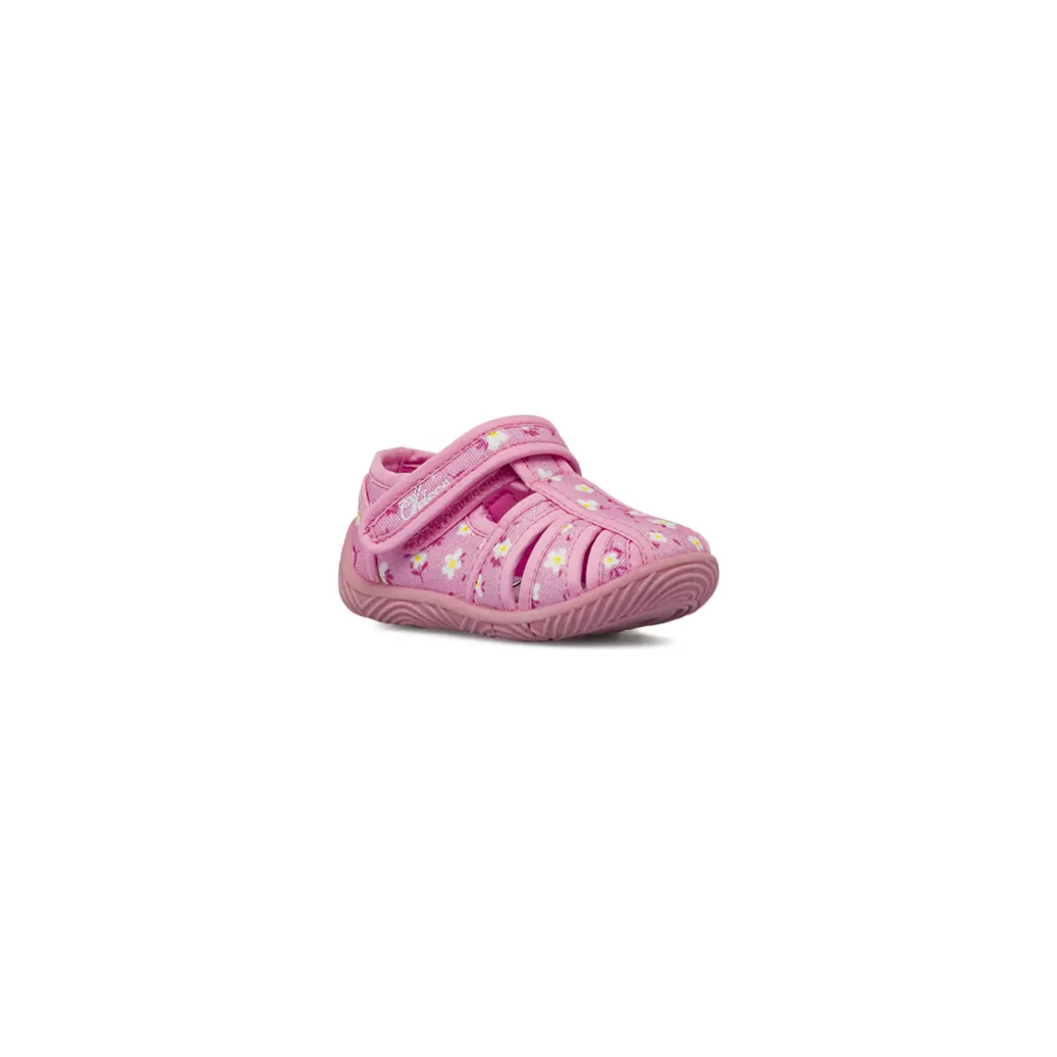 Sandali Primi passi da bambina rosa con fantasia floreale Chicco