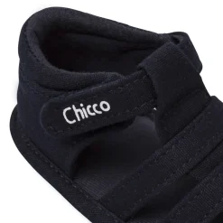 Sandali Primi Passi da Bambino Blu in tessuto Chicco