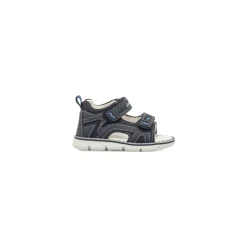 Sandali primi passi da Bambino blu con soletta in pelle Lumberjack