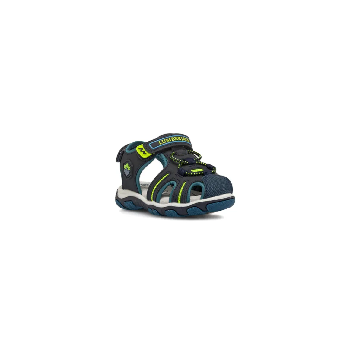 Sandali primi passi da Bambino blu con soletta in pelle Lumberjack