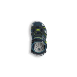Sandali primi passi da Bambino blu con soletta in pelle Lumberjack