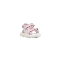 Sandali primi passi rosa da Bambina con inserto multicolor Lumberjack