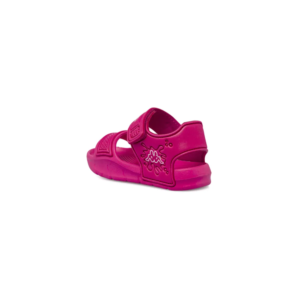 Sandali Rosa Bambina con cinturino e dettaglio logo Kappa