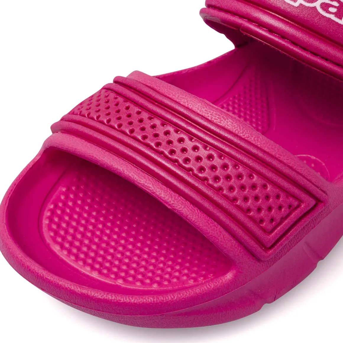 Sandali Rosa Bambina con cinturino e dettaglio logo Kappa