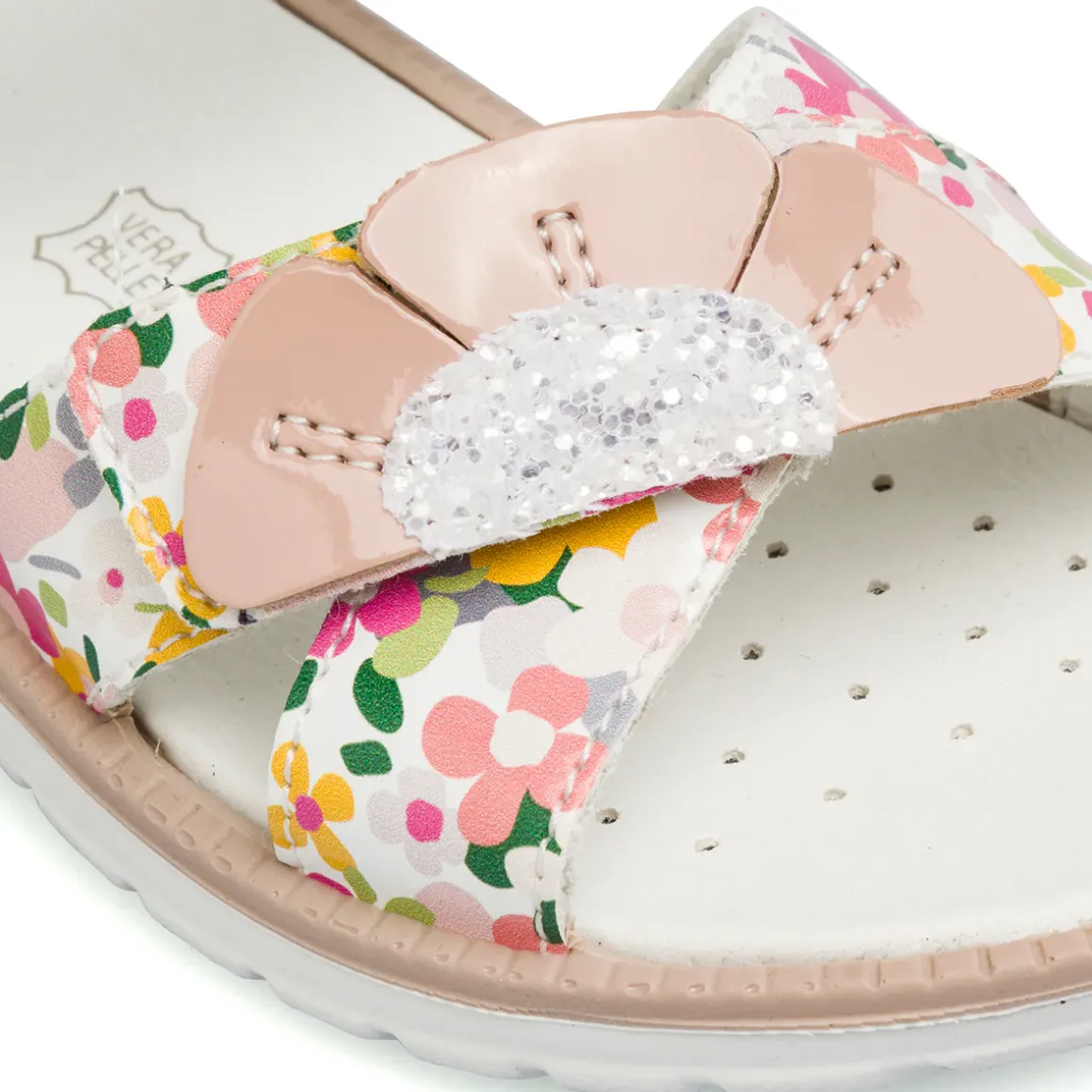Sandali rosa con dettagli floreali da Bambina con fiocco Primigi