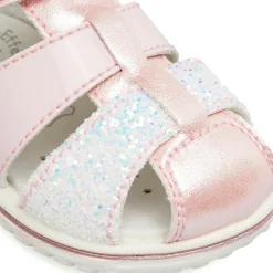 Sandali Rosa con dettaglio Glitter da Bambina Primi Passi Primigi
