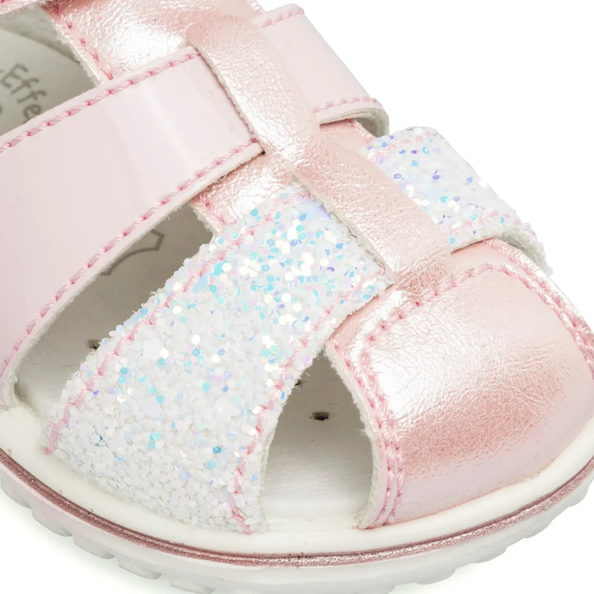 Sandali Rosa con dettaglio Glitter da Bambina Primi Passi Primigi