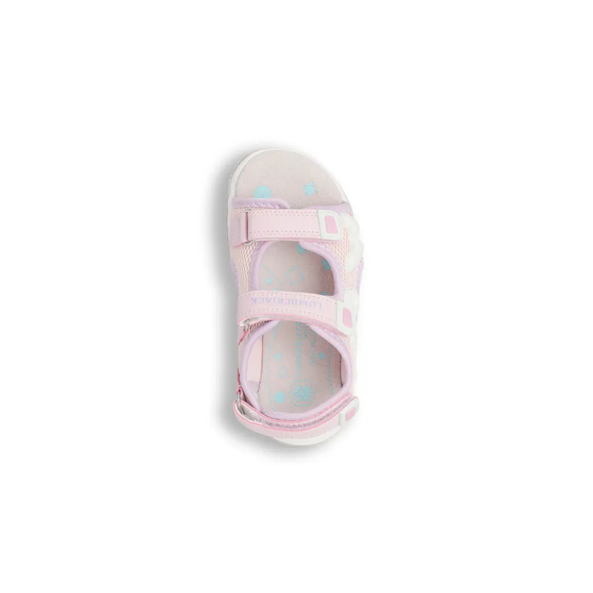 Sandali Rosa da Bambina con chiusura a strappo Lumberjack