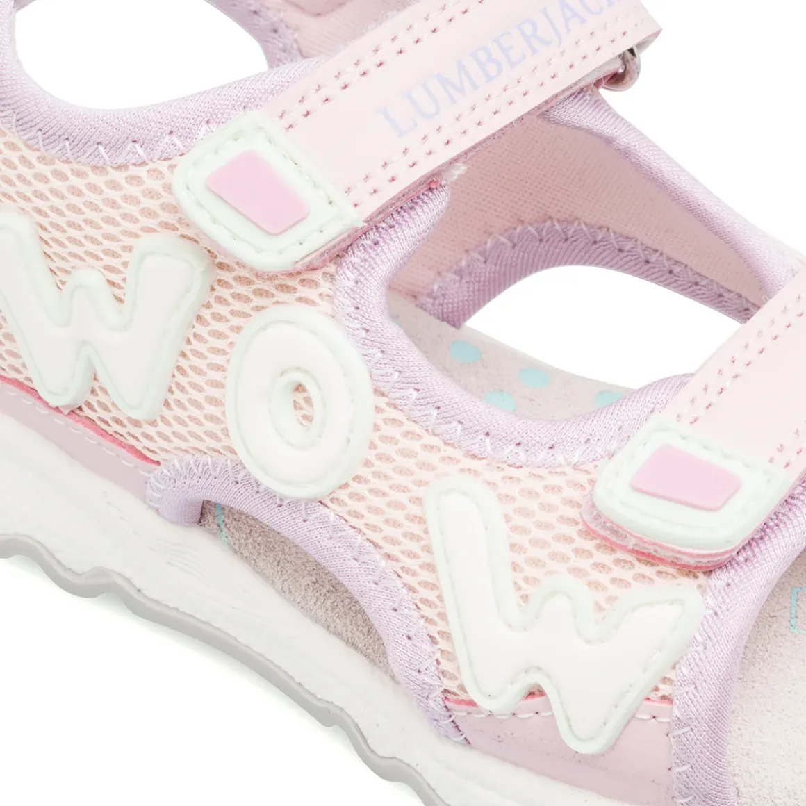 Sandali Rosa da Bambina con chiusura a strappo Lumberjack