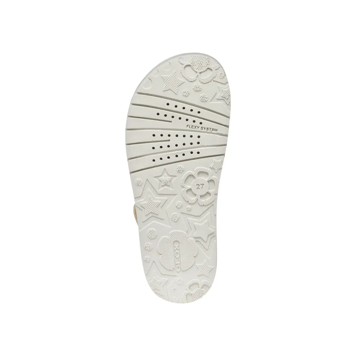 Sandali rosa da Bambina con effetto laminato e suola traspirante Geox