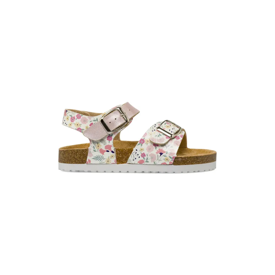 Sandali rosa da Bambina con fantasia floreale Le scarpe di Alice