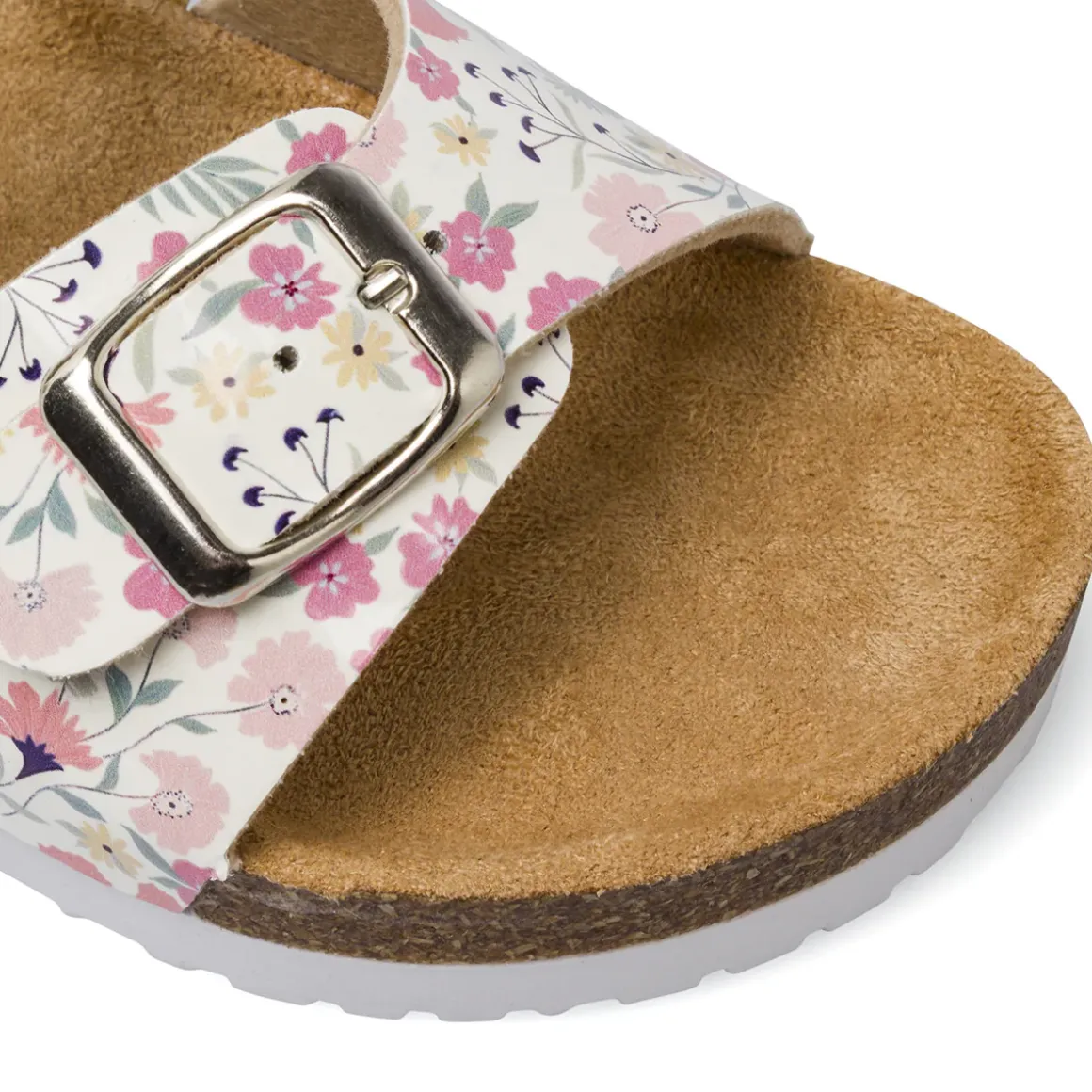 Sandali rosa da Bambina con fantasia floreale Le scarpe di Alice