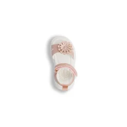 Sandali Rosa da Bambina con fiore in rilievo Le scarpe di Alice