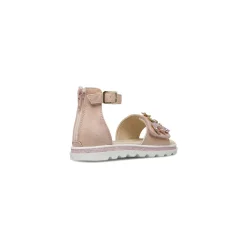 Sandali rosa da Bambina con fiori strass e glitter Le scarpe di Alice