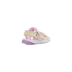 Sandali rosa da Bambina con patch unicorno e arcobaleno Unicorno