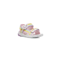 Sandali rosa da Bambina con patch unicorno e arcobaleno Unicorno