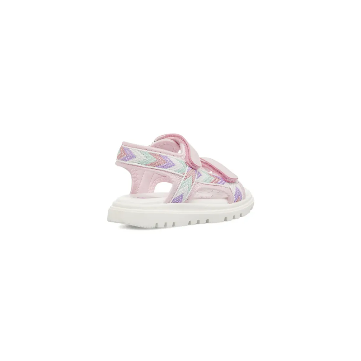 Sandali rosa da Bambina con ricami multicolor e strappo Lumberjack