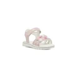 Sandali rosa da Bambina con stelle glitterate e strappo Lumberjack