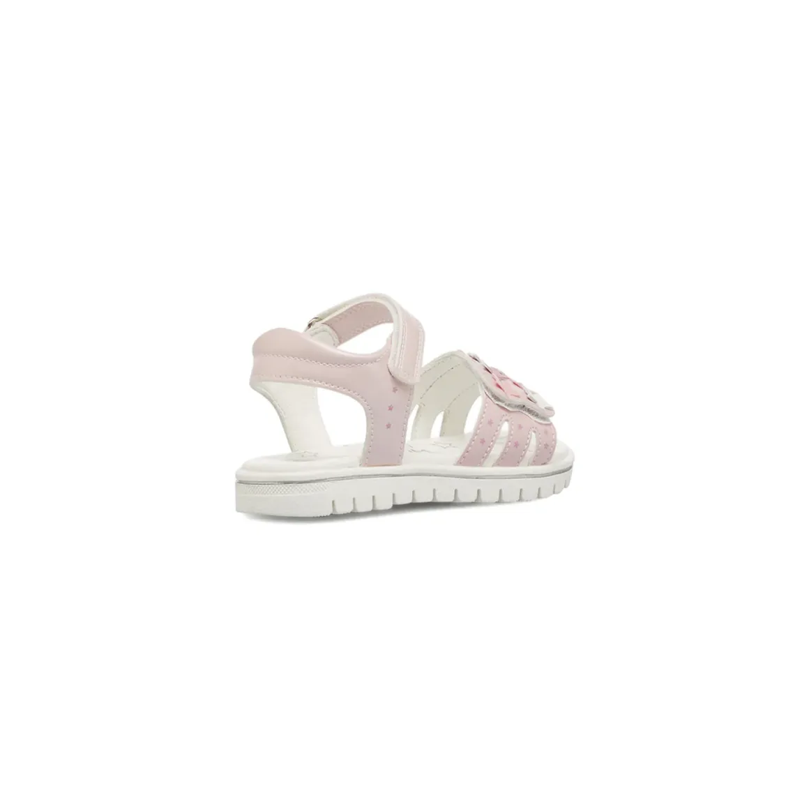 Sandali rosa da Bambina con stelle glitterate e strappo Lumberjack