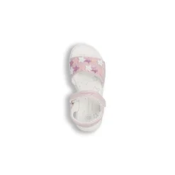 Sandali rosa da Bambina con stelle glitterate e strappo Lumberjack