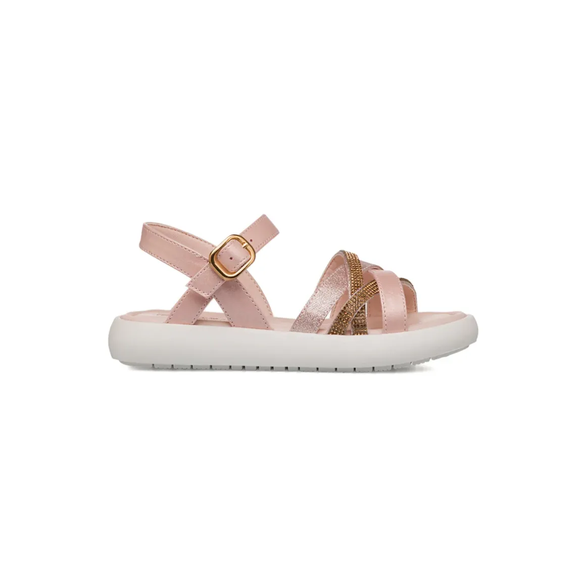 Sandali rosa da Bambina e Ragazza con cinturino e dettagli glitter Swish Jeans