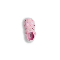 Sandali rosa da Bambina intrecciate con fiocco Le scarpe di Alice