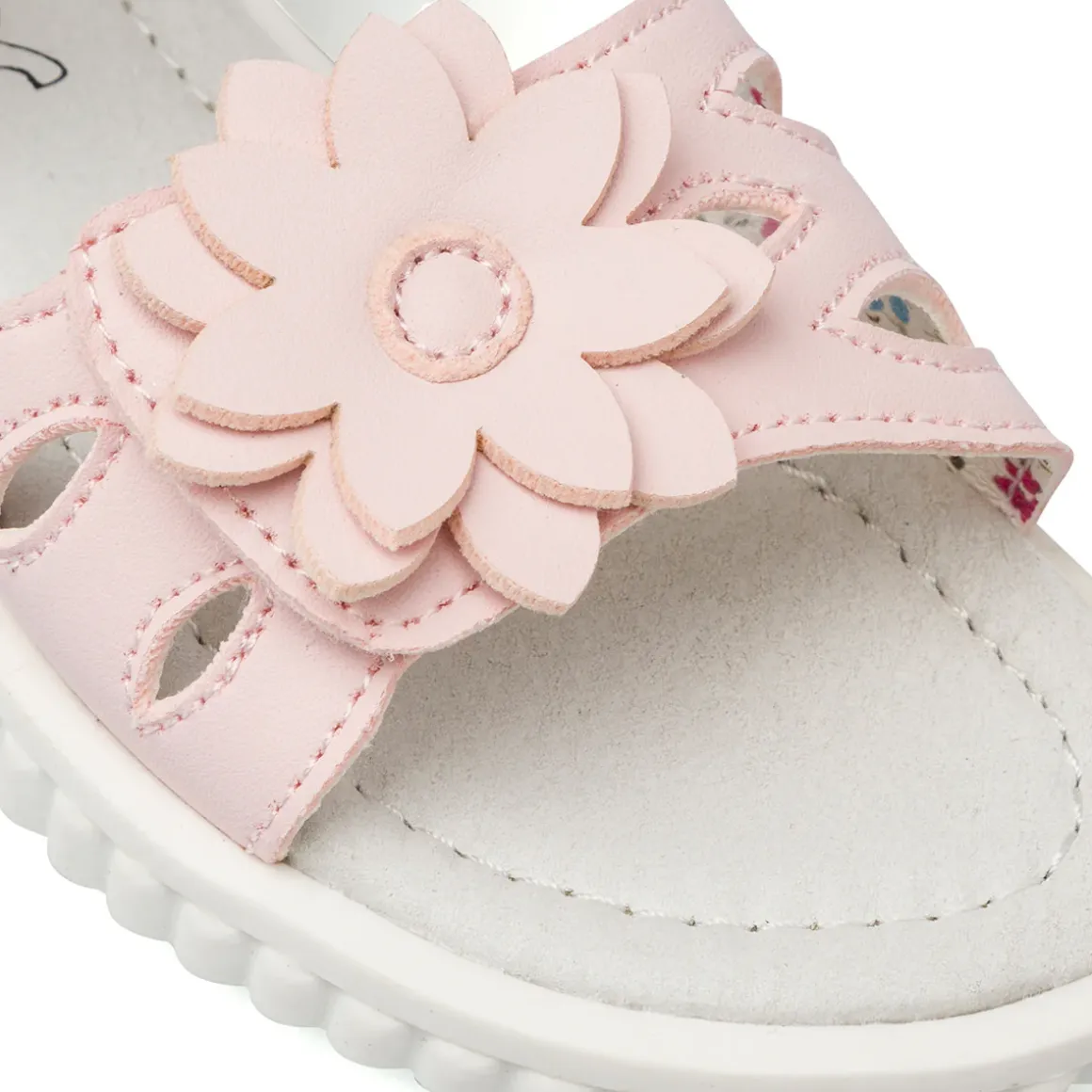 Sandali rosa da Bambina Le scarpe di Alice con fiore