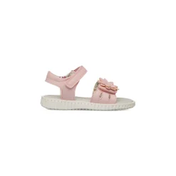 Sandali rosa da Bambina Le scarpe di Alice con fiore
