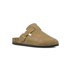 Sandali sabot beige da Donna con fibbia dorata Lora Ferres